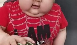 宝贝吃瓜很可爱,吃瓜小天使的可爱日常