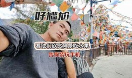 吃瓜听雨看风景,悠然赏景度时光