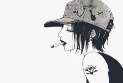 插画吃瓜少女头像动漫,动漫少女的甜蜜吃瓜时光