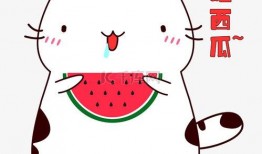 吃瓜表情包插画